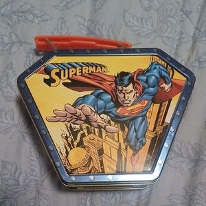Superman Lenticular Image Mini Lunchbox with Handle